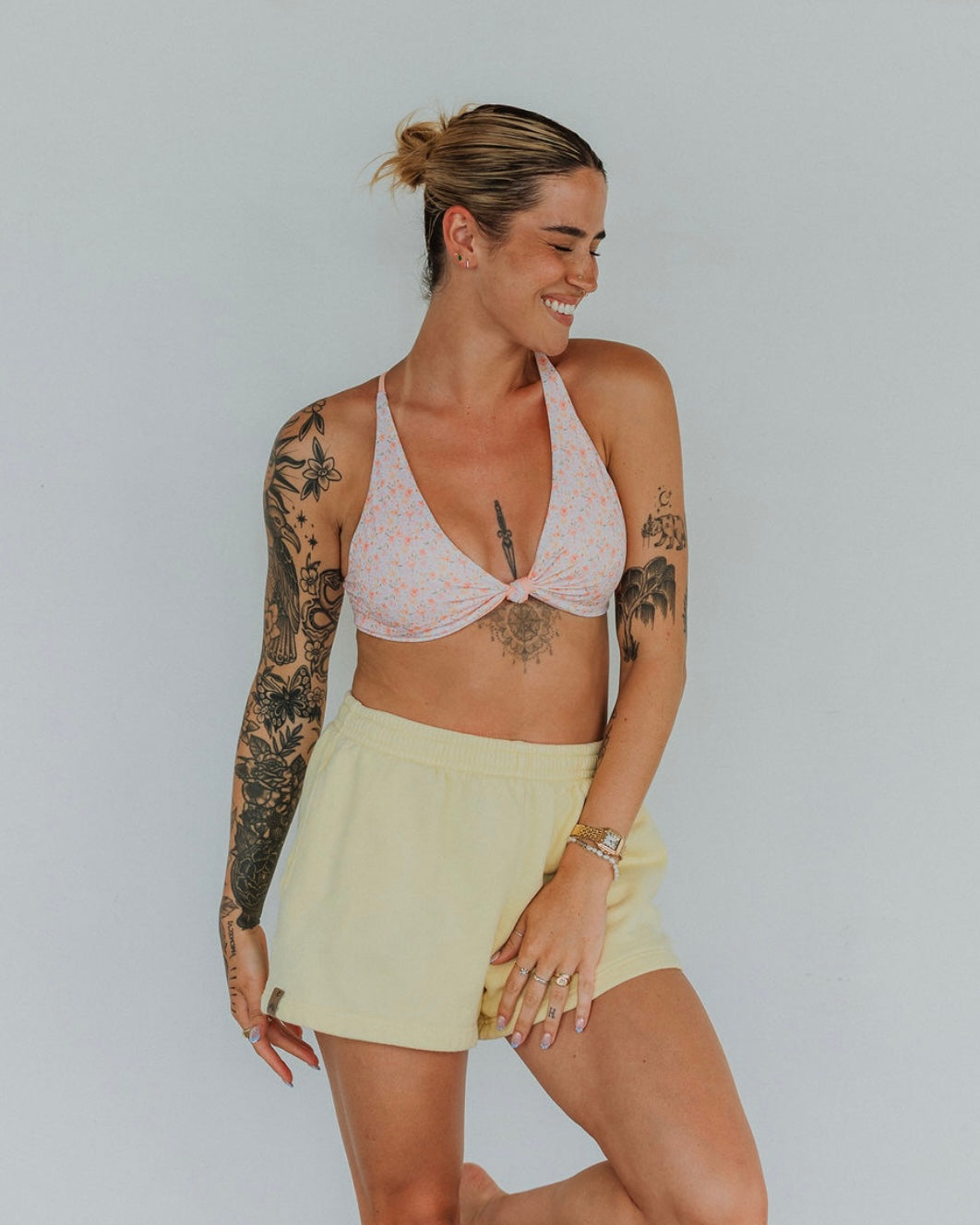 Offset Swim Sweat Shorts