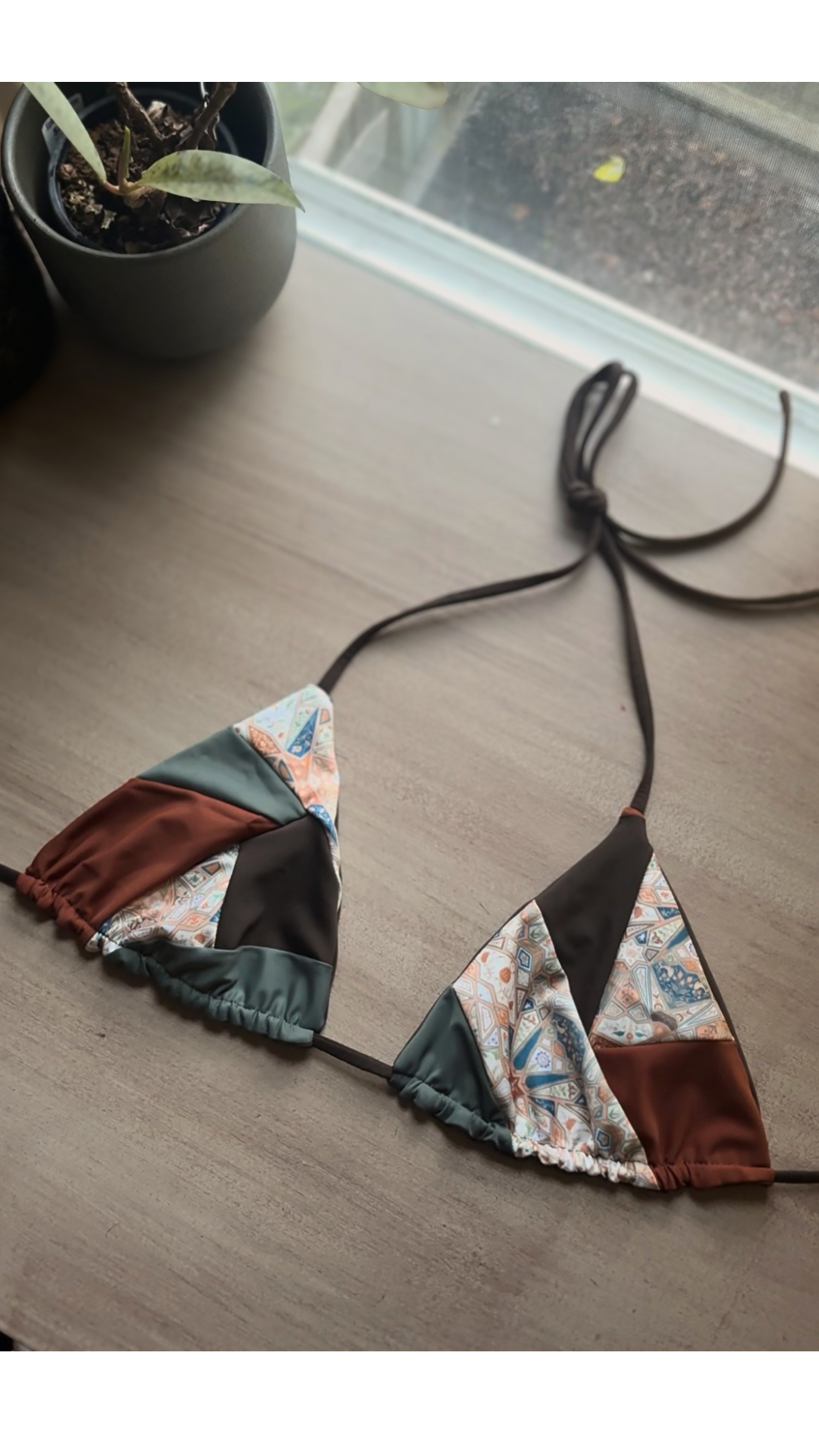 Mosaic Print Scrap Top