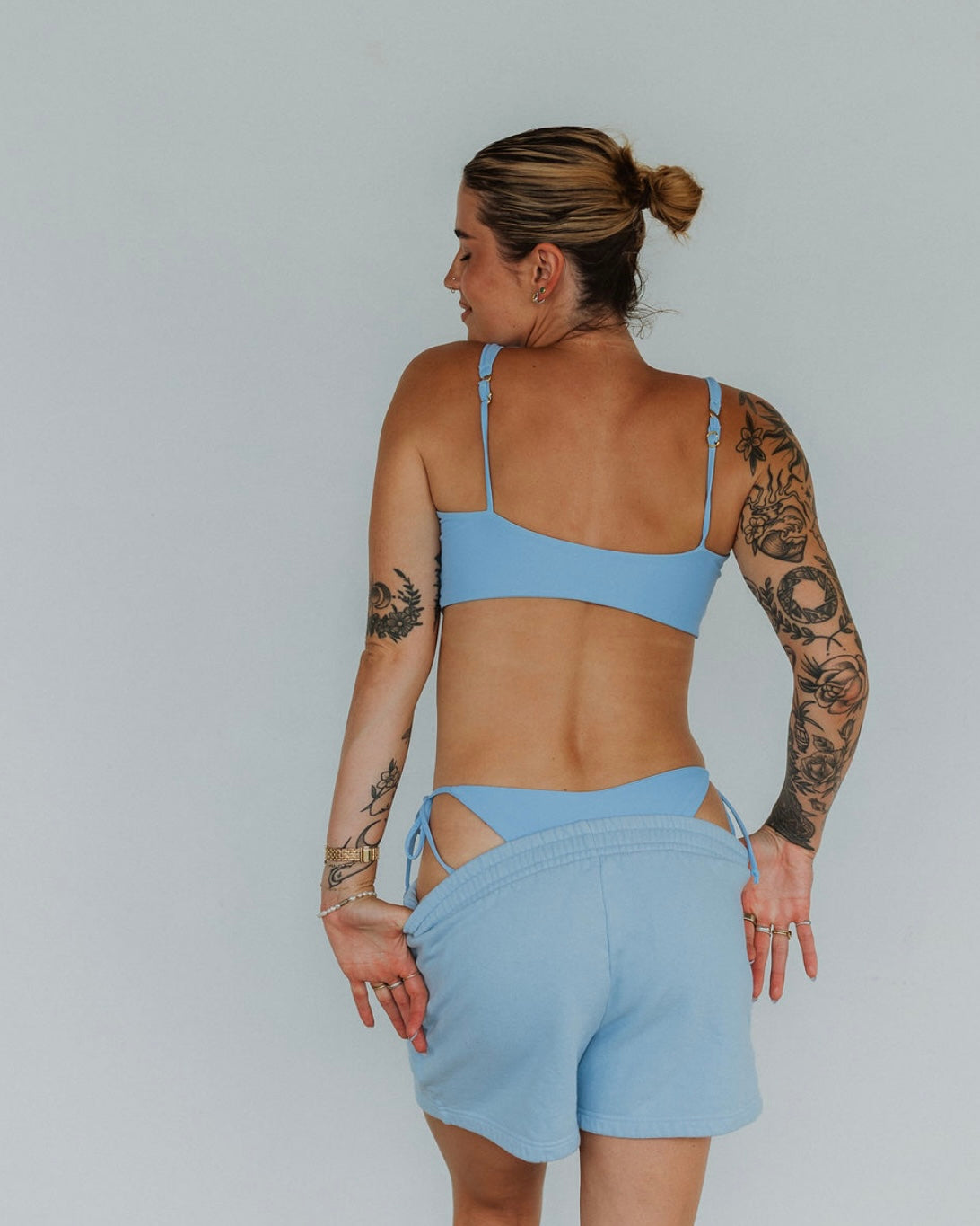 Offset Swim Sweat Shorts