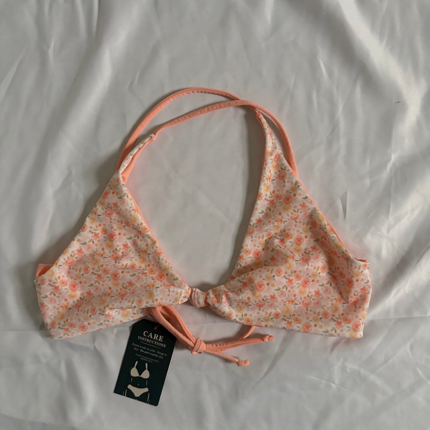 Coral/Floral Callie Top - MEDIUM