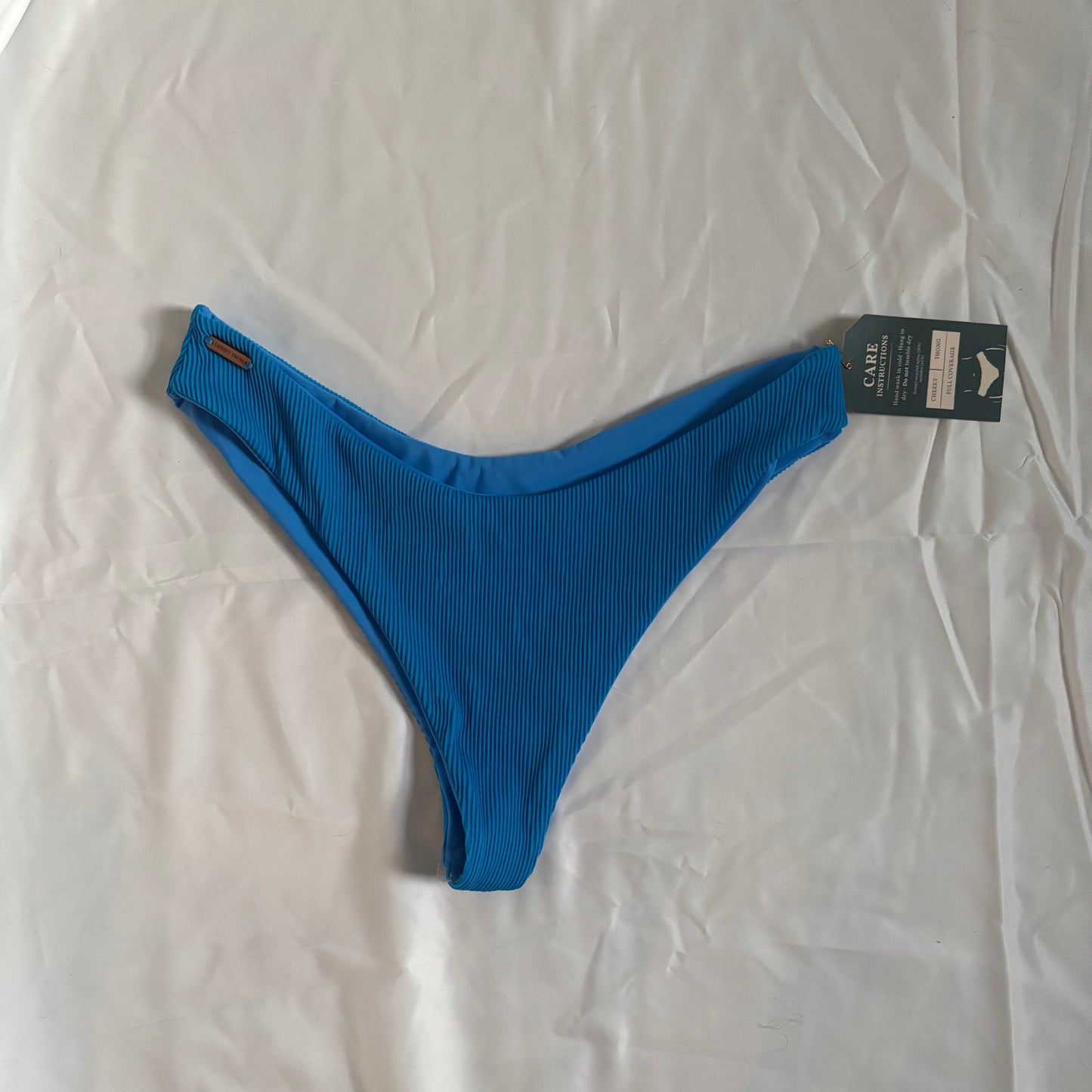 Cobalt Ribbed Oakley Bottoms - Cheeky - LARGE