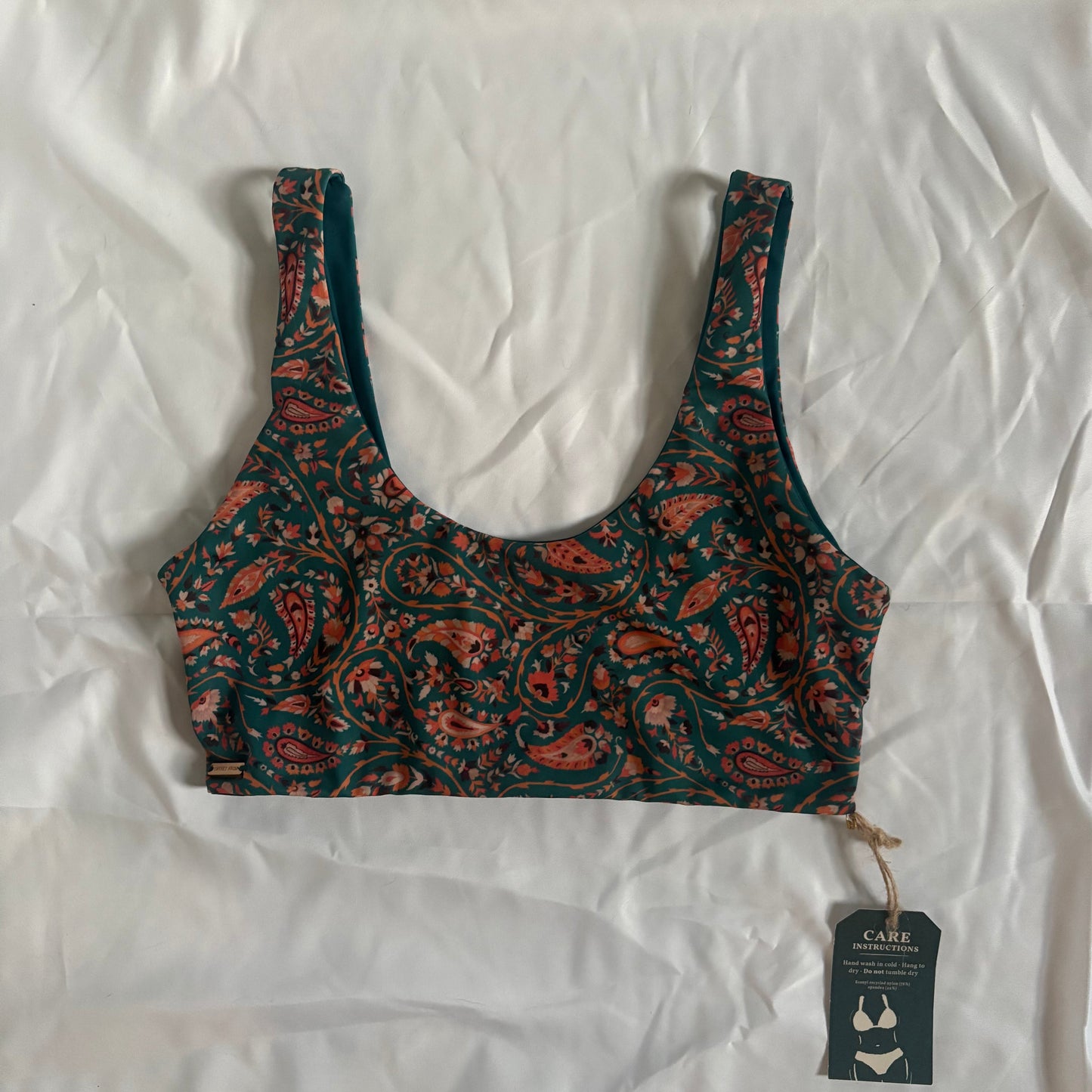 Teal/Paisley Blair Top - MEDIUM