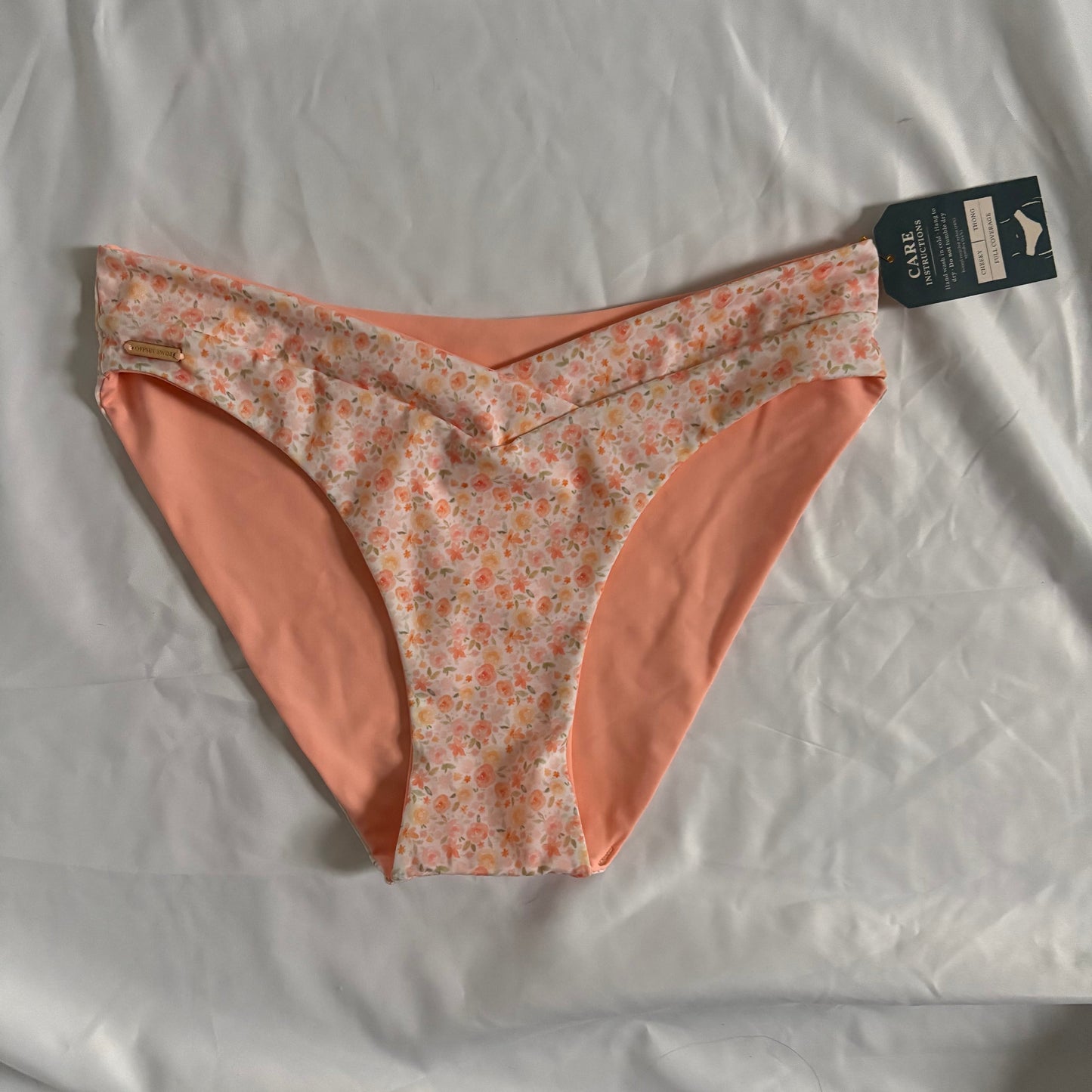 Coral/Floral Charlie Bottoms - Full Coverage - XL