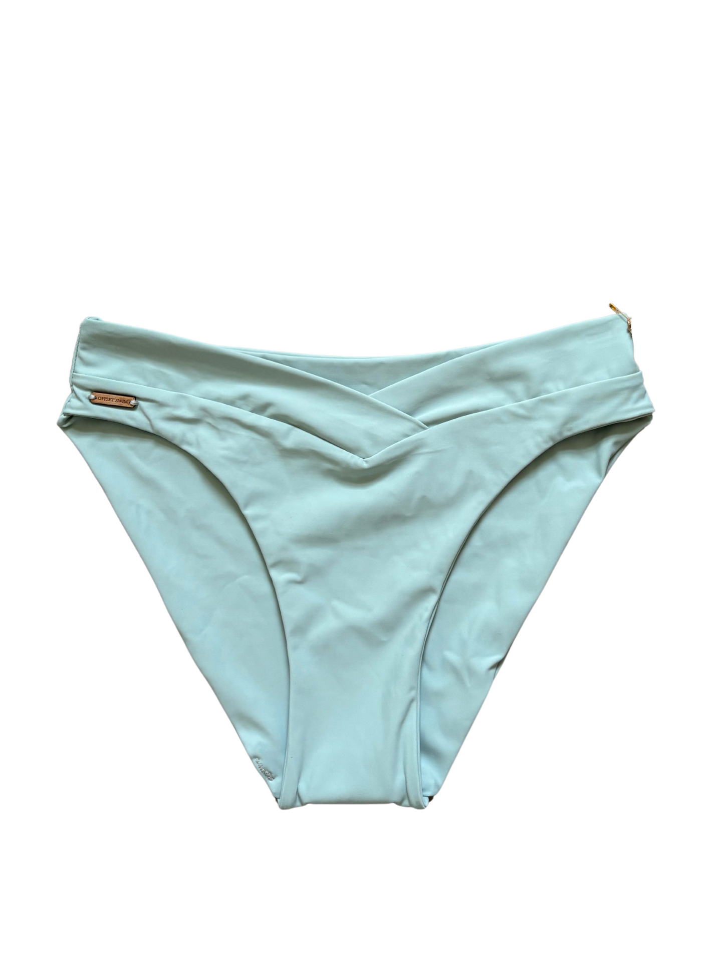 Sage Green Charlie Criss Cross Bottoms/Medium/Full Coverage - READY TO SHIP