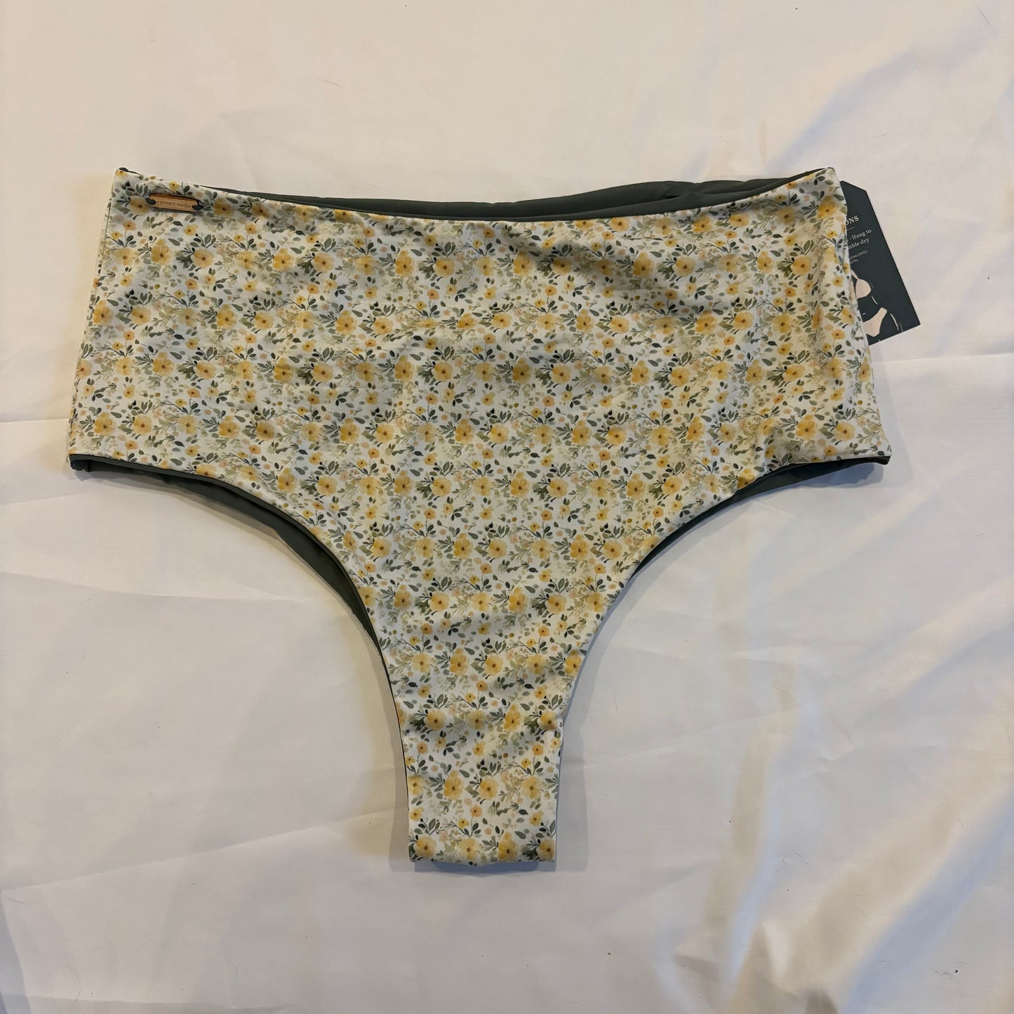 Olive/Floral Willow Bottoms - Cheeky - XXL