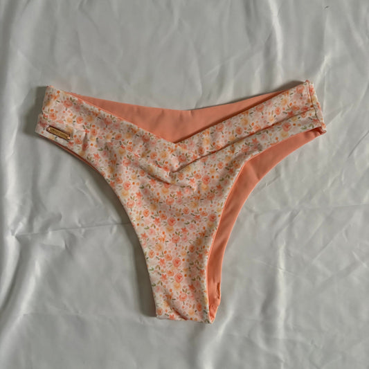 Coral/Floral Charlie Bottoms - Cheeky - MEDIUM