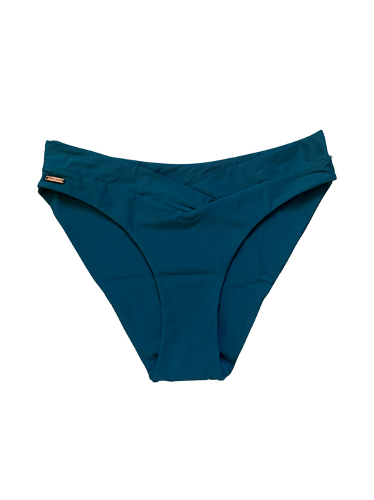 Deep Teal Charlie Criss Cross Bottoms/XXL/Full coverage - READY TO SHIP
