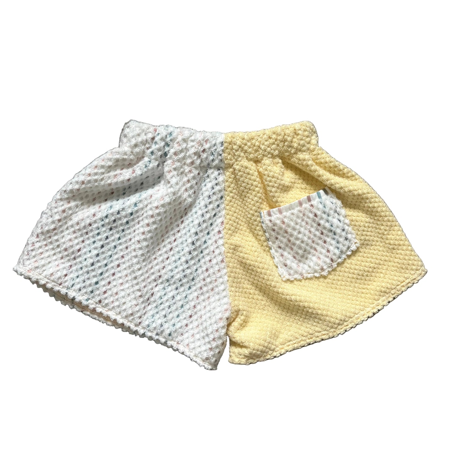 Yellow Towel Shorts - MEDIUM