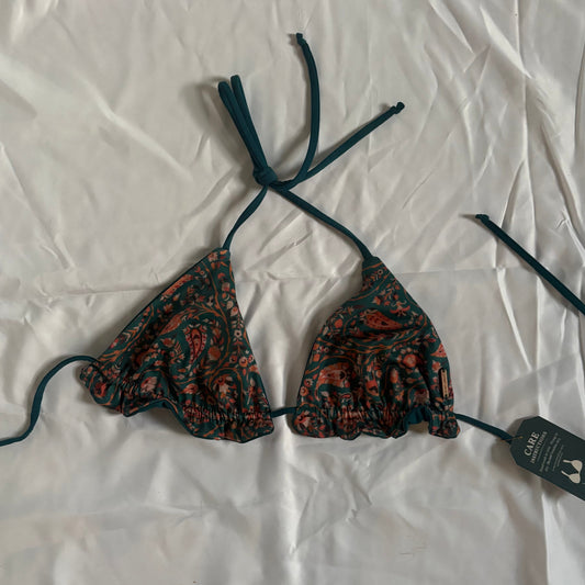 Teal/Paisley Blake Top - SMALL