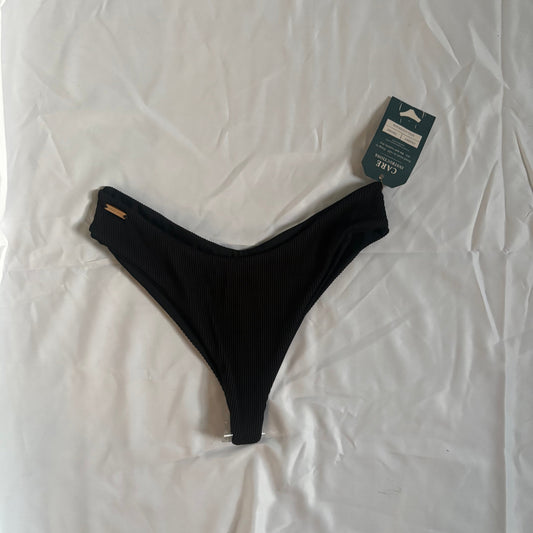 Black Ribbed Oakley Bottoms - Cheeky - SMALL
