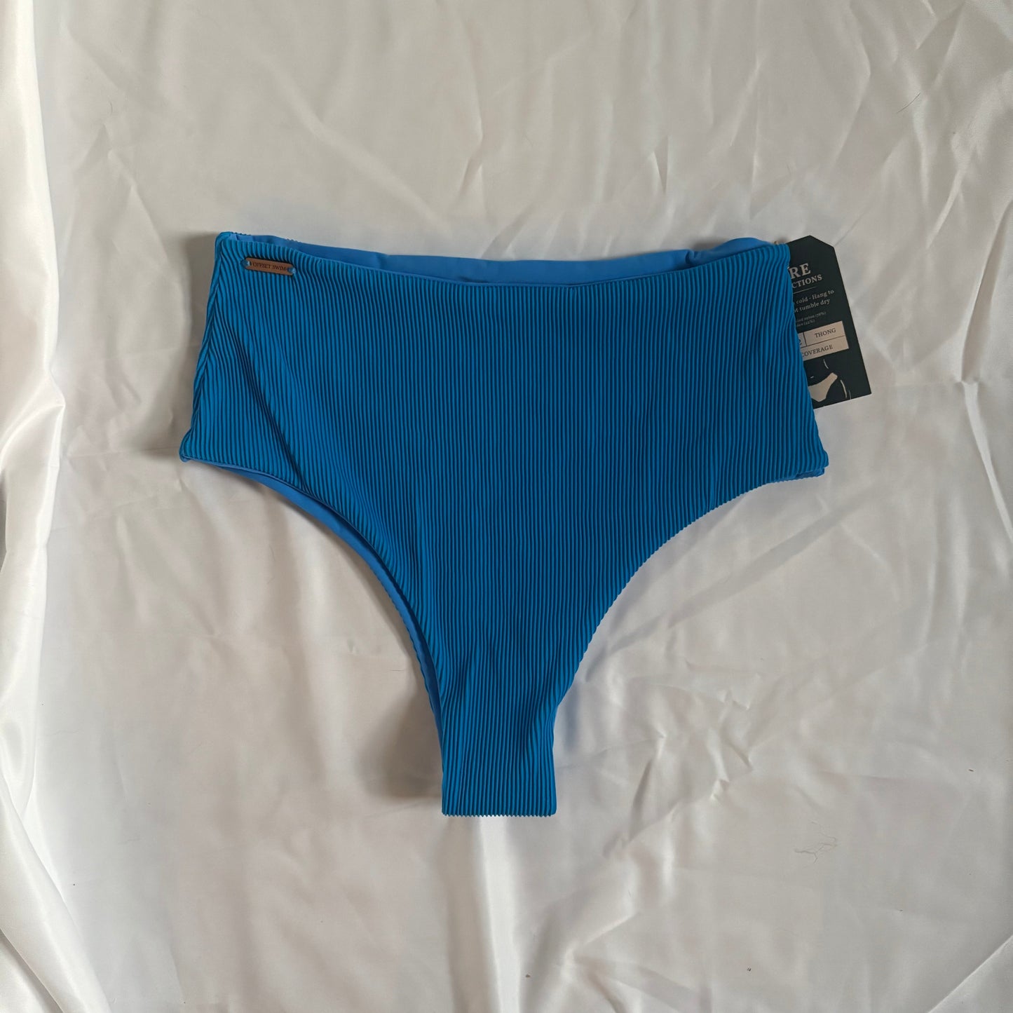 Cobalt Ribbed Willow Bottoms - Cheeky - MEDIUM