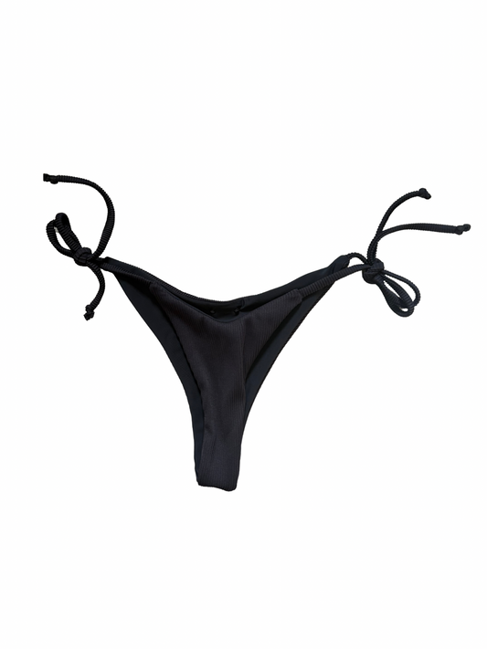 Black Ribbed Frankie Bottoms