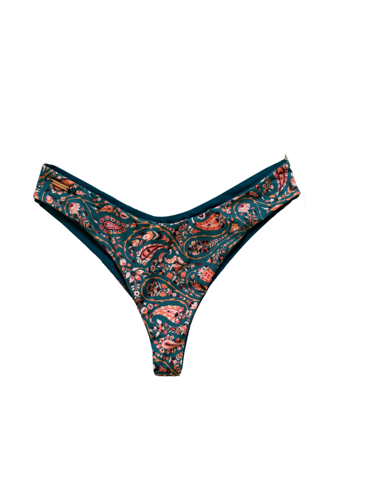 Paisley+Teal Oakley Bottoms/Medium/Cheeky Coverage - READY TO SHIP