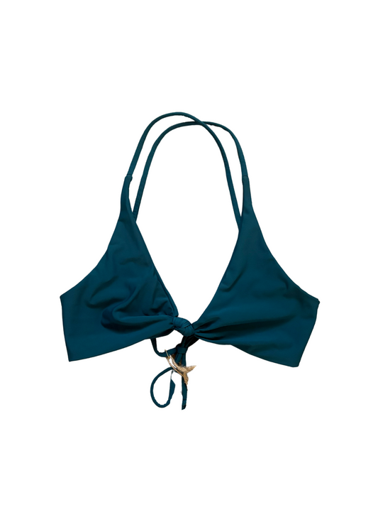 Deep Teal Callie Top/Small - READY TO SHIP