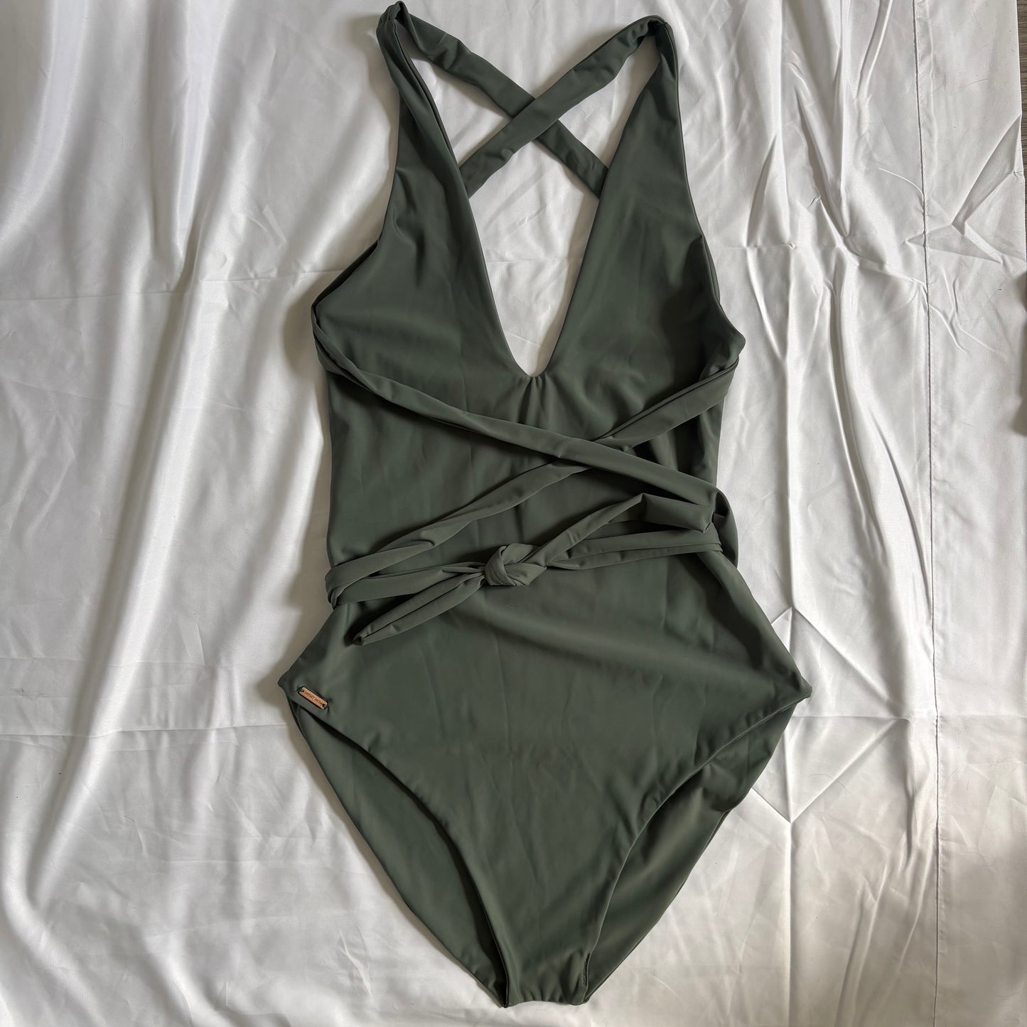 Olive Ellie One Piece - Full/Moderate Full Coverage - XL