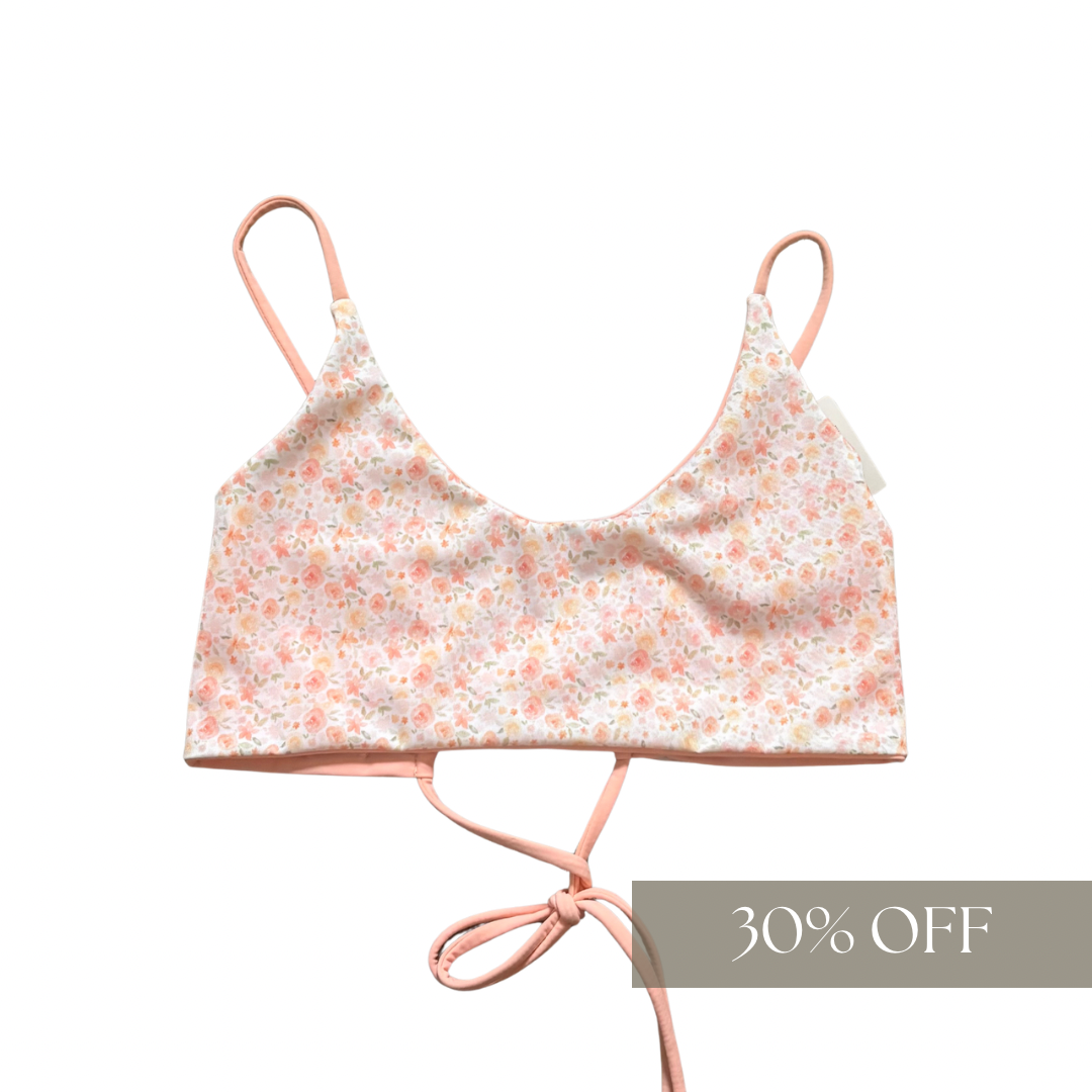 Floral/Coral Reversible • ADDI TOP • SIZE LARGE