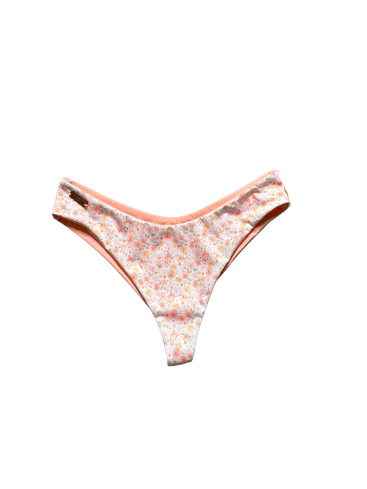 Floral+Coral Oakley Bottoms/XS/Cheeky Coverage - READY TO SHIP
