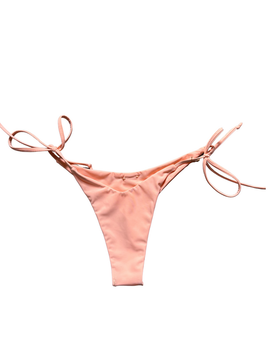 Coral Frankie Bottoms/Medium/Thong Coverage - READY TO SHIP