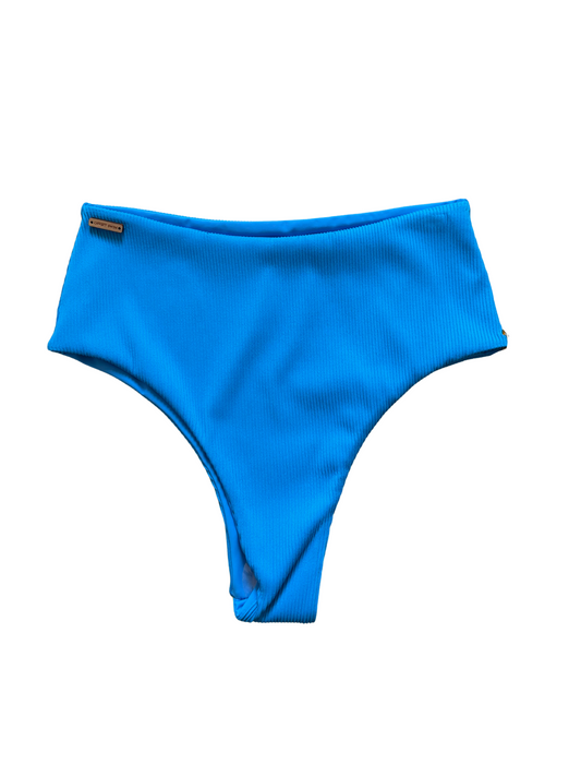 Blue Ribbed Willow Highwaisted Bottoms
